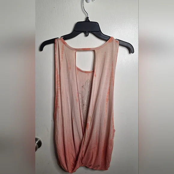 Miss Me Orange Embellished Sleeveless Tank Top - Picture 2 of 5